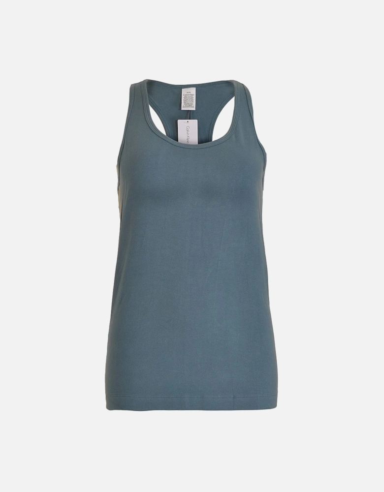 Seamless Logo Tank Top, Blue Steel