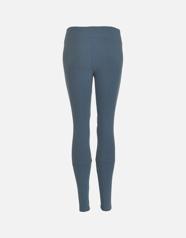 Seamless Logo Legging, Blue Steel