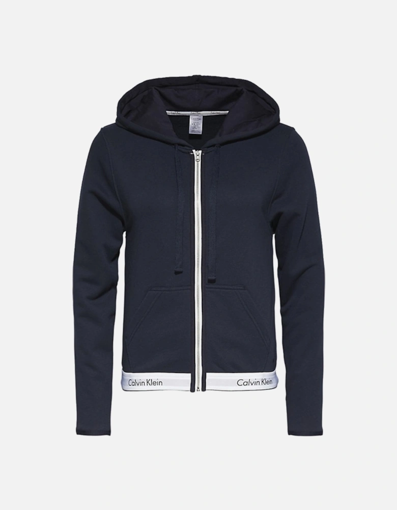 Modern Cotton Zip Hoodie, Shoreline Blue