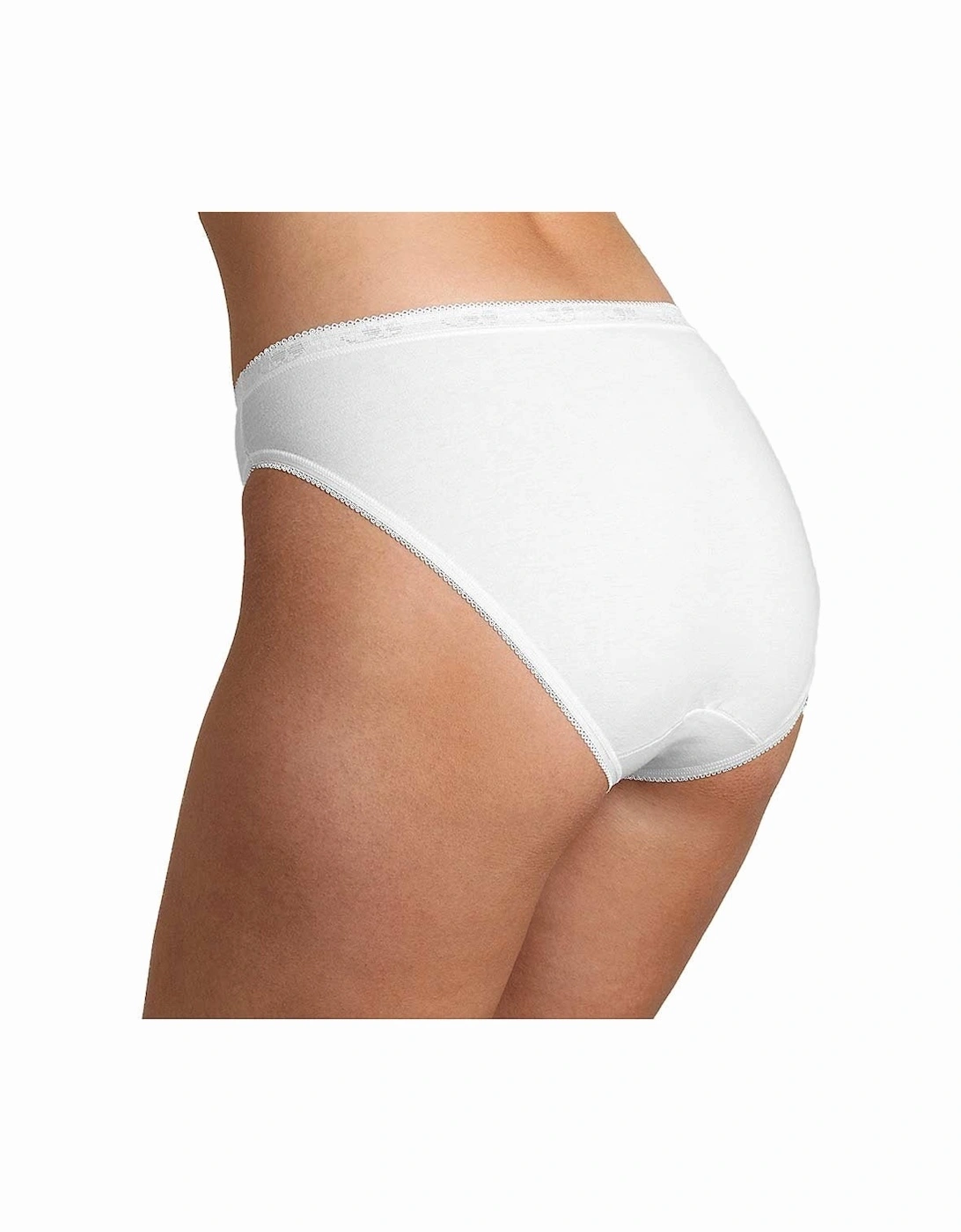 Basic+ 4-Pack Tai Briefs, White