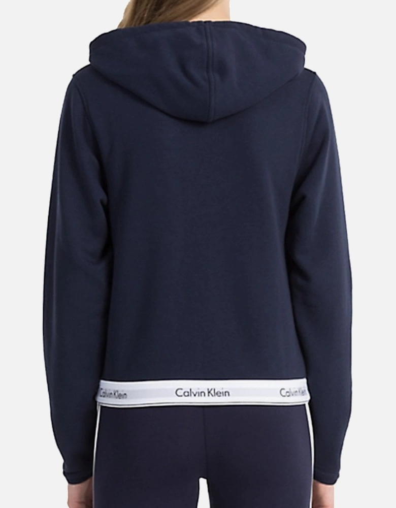 Modern Cotton Zip Hoodie, Shoreline Blue