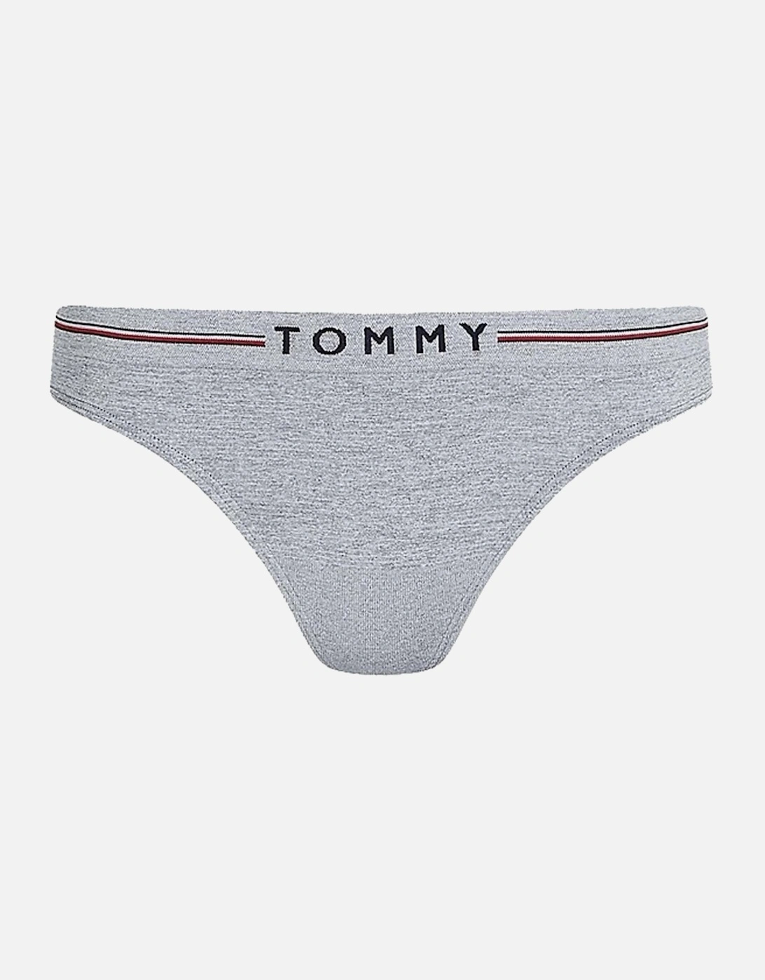 Seamless Logo Thong, Medium Grey Heather, 6 of 5