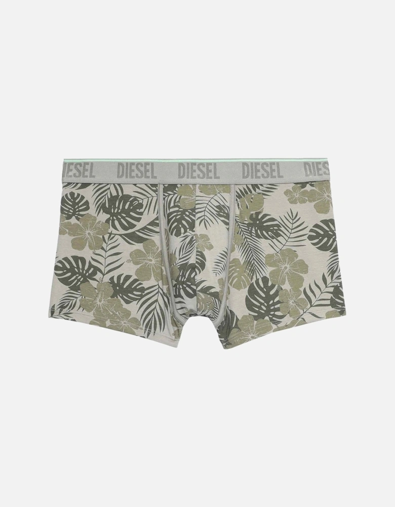 Umbx-Damien Cotton Stretch Trunk, Tropical Print/Green