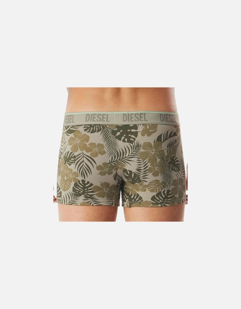 Umbx-Damien Cotton Stretch Trunk, Tropical Print/Green