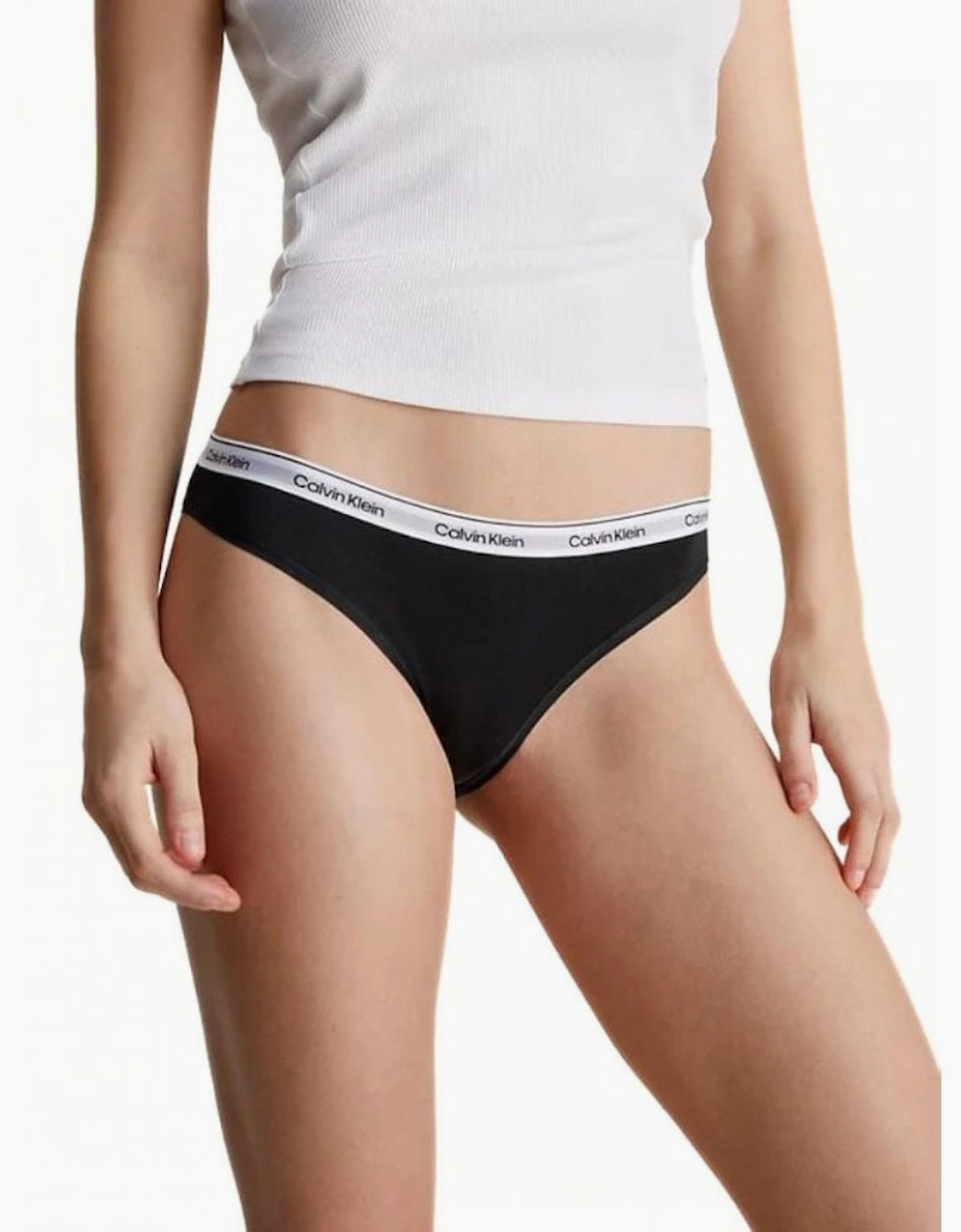 Calvin Klein Women's Black Modern Logo Bikini Brief,  Xl