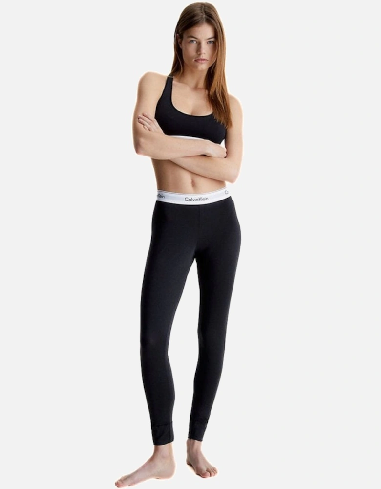 Modern Logo Leggings, Black