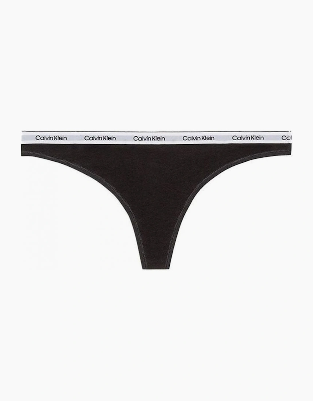 Calvin Klein Women's Black Modern Logo Thong, - : None/14 L