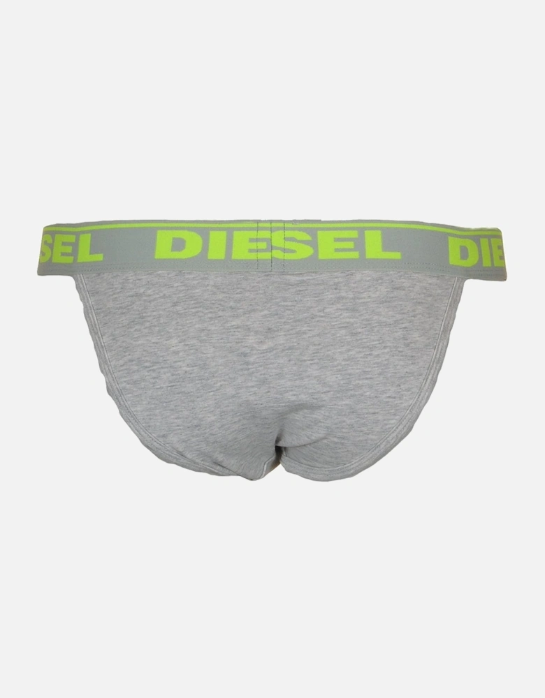 EBBYS Cotton Tanga Brief, Grey/neon