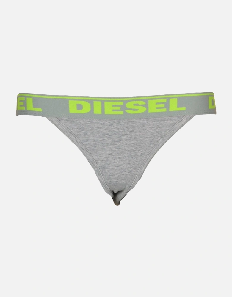 EBBYS Cotton Tanga Brief, Grey/neon