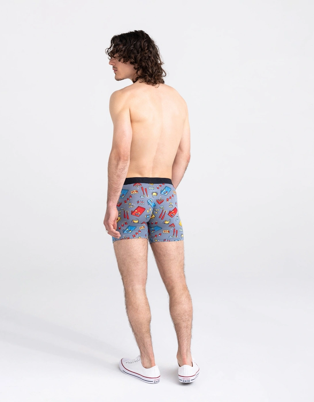 Vibe Super Soft Boxer Brief, Beer Olympics Grey