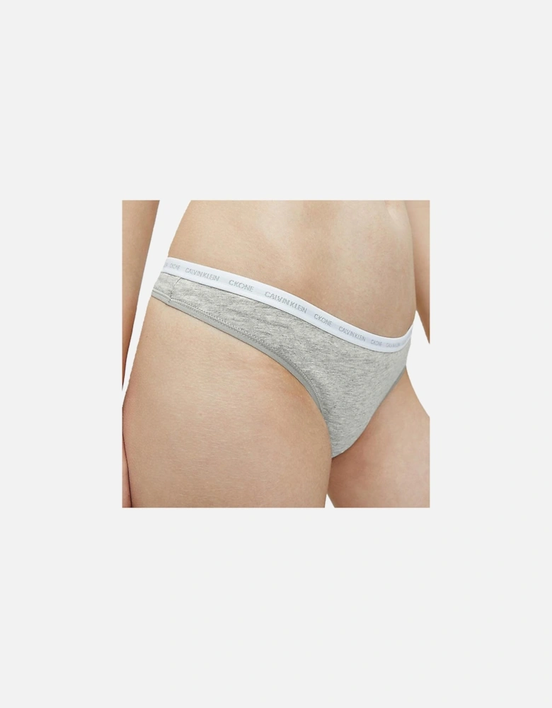 CK One 2-Pack Thong, Grey