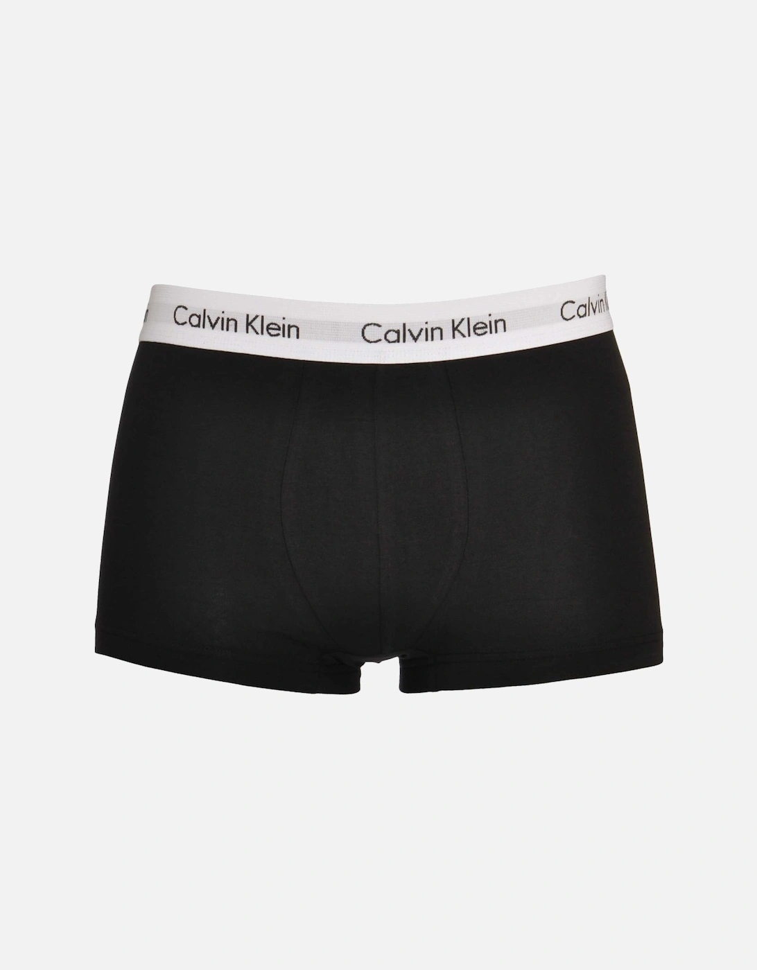 3-Pack Low-Rise Boxer Trunks, Black/Grey/White