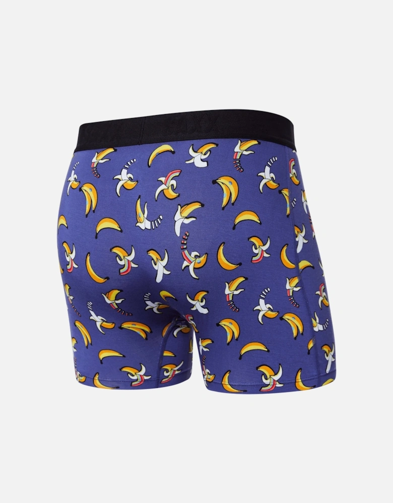 Vibe Super Soft Boxer Brief, Rainbow Bananas Navy