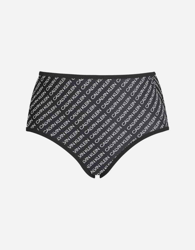 High Waist Swim Bikini, Core Diagonal Logo