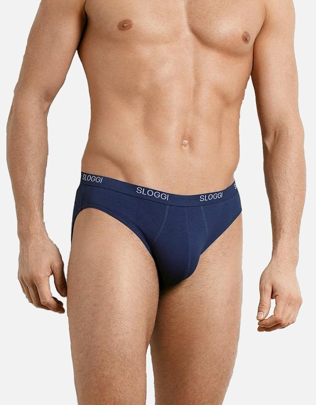 Basic Men's Mini Brief, Night Blue