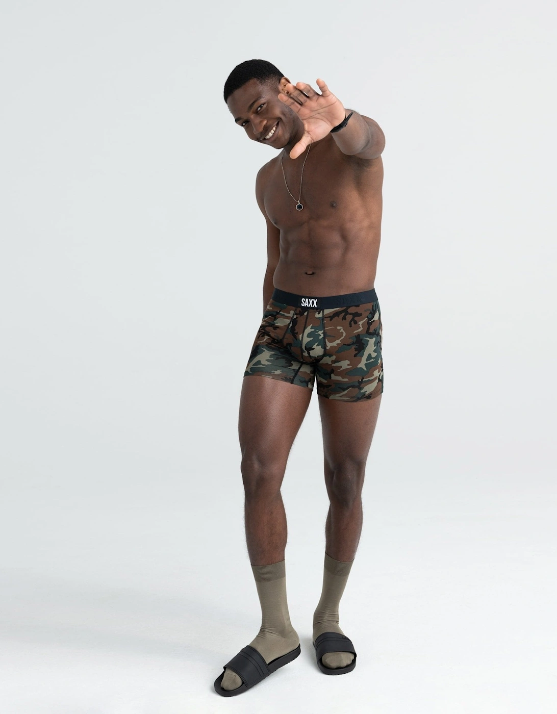 Vibe Super Soft Boxer Brief, Woodland Camo