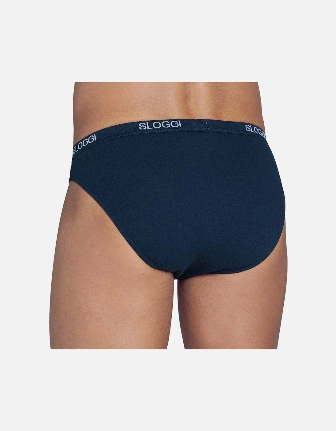 Basic Men's Mini Brief, Night Blue