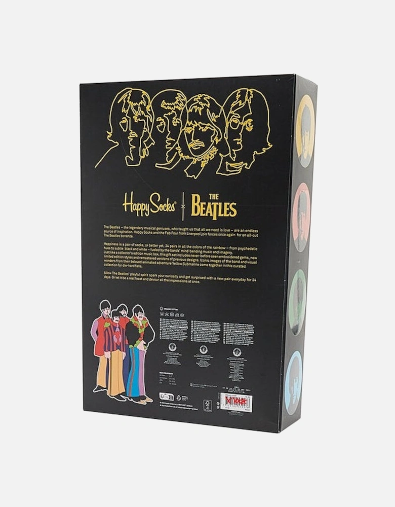 24-Pack The Beatles Collection Socks Gift Box, Multi