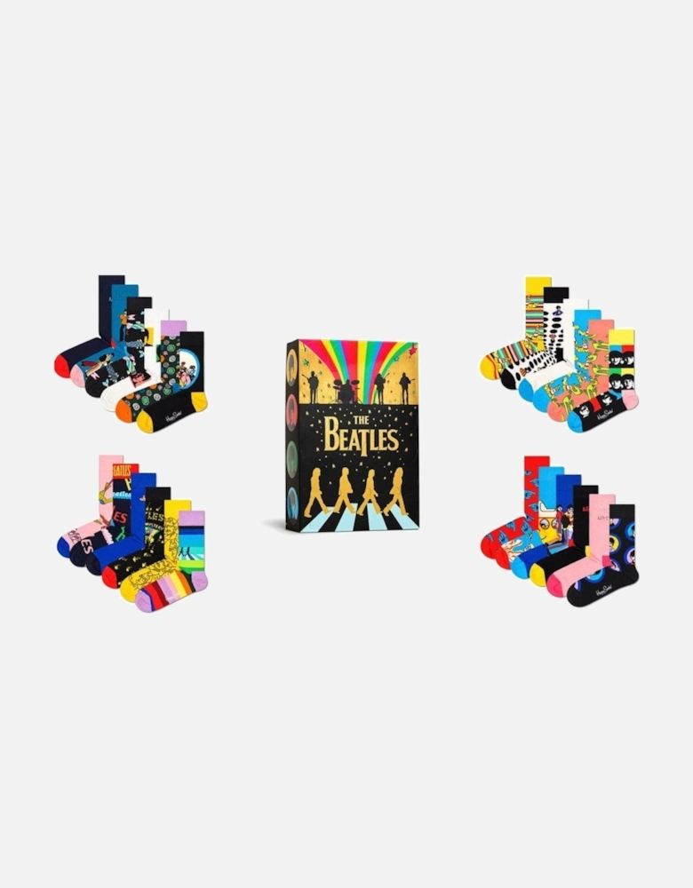 24-Pack The Beatles Collection Socks Gift Box, Multi