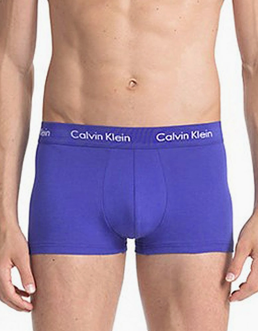 Calvin Klein Men's Boxer Trunks - Low Rise - Size S - Black/Blue Shadow/Cobalt Water - Image 5