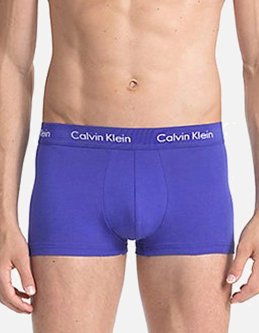 3-Pack Low-Rise Boxer Trunks, Black/Blue Shadow/Cobalt Water