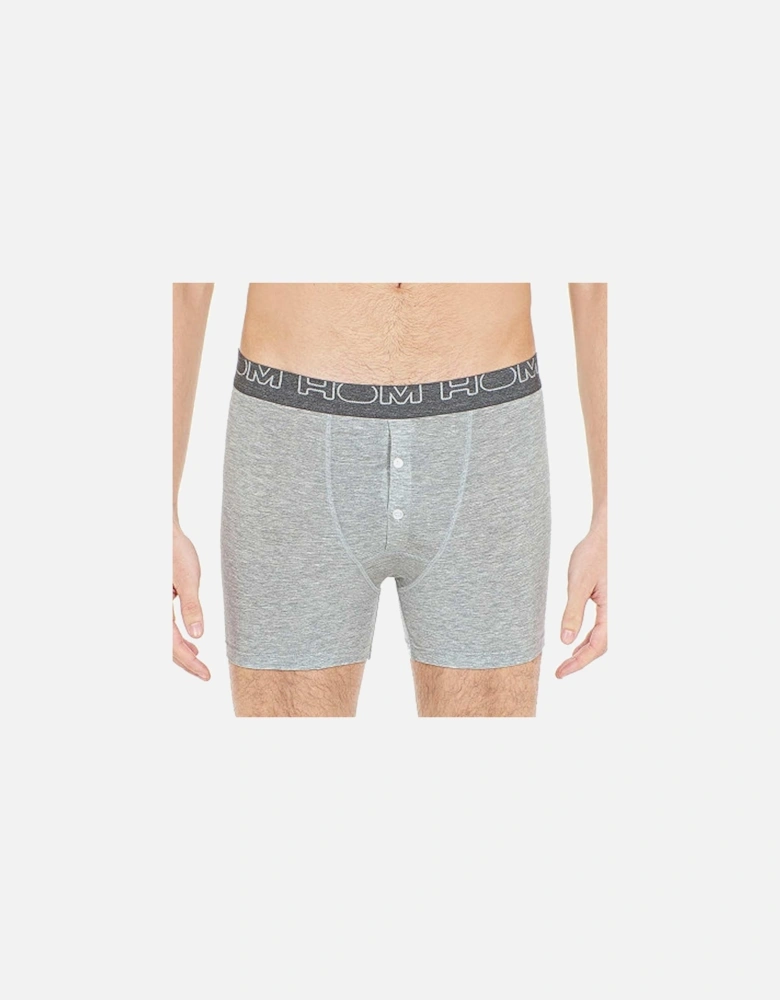 VINTAGE Button Front Boxer Brief, Grey