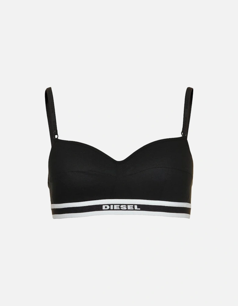 NASTY Cotton Stretch Bralette, Black