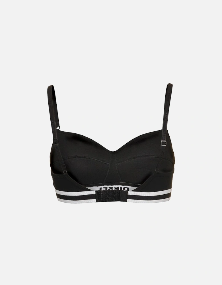 NASTY Cotton Stretch Bralette, Black