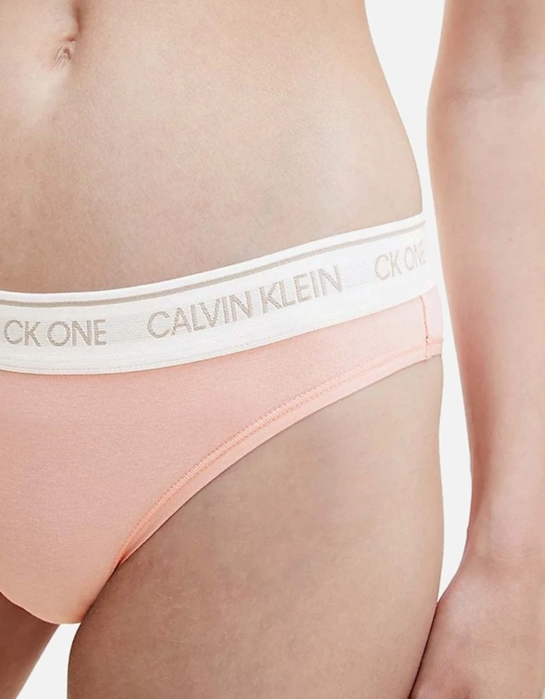 CK One Cotton Modal Blend Bikini Brief, Countryside Pink