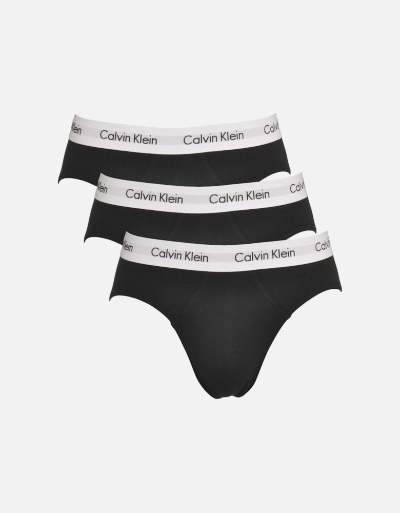 3-Pack Men's Briefs, Black