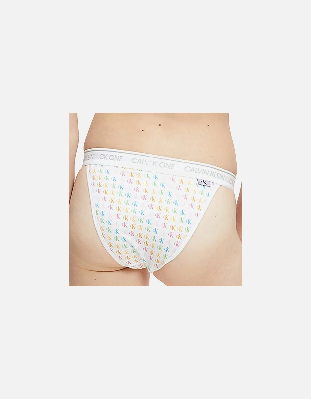 CK One Cotton Modal Blend Brazilian Brief, Pride Colours Mini CK1 Logo Print