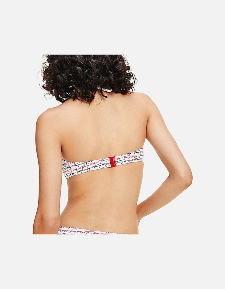 Signature Bandeau Swim Bikini Top, Tommy Dna