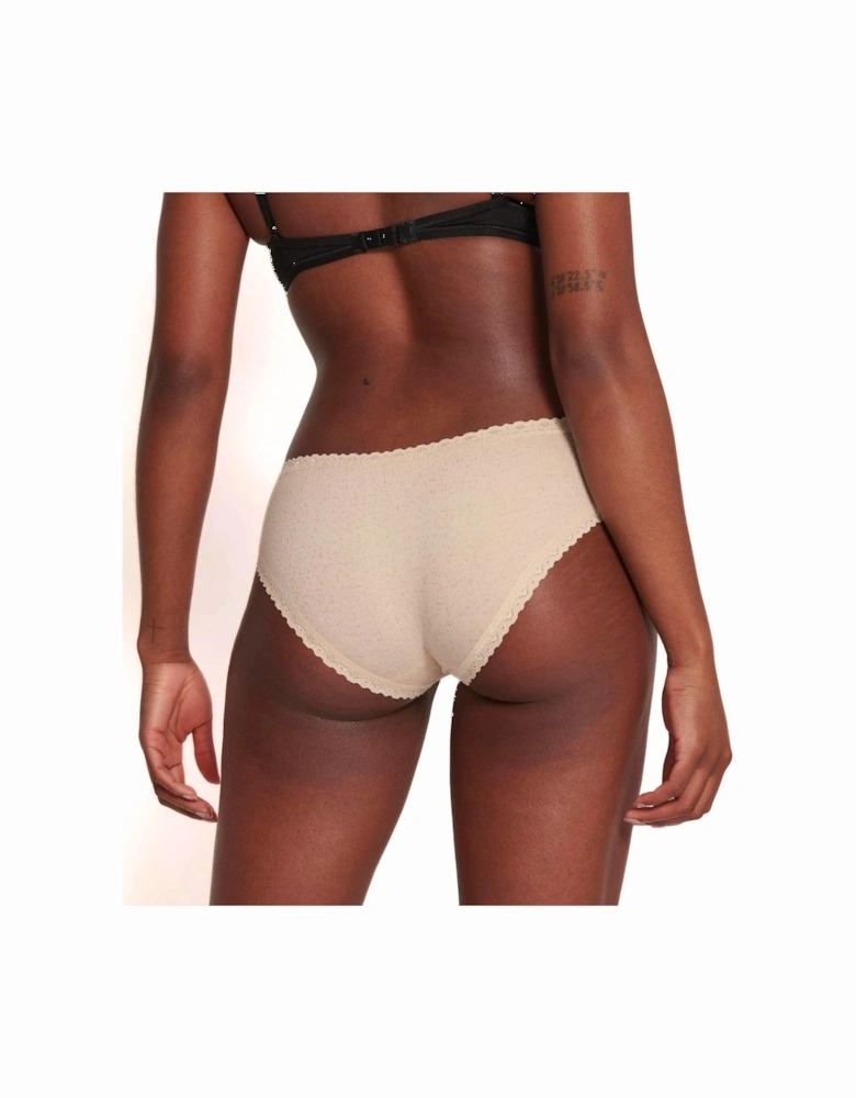 24/7 3-Pack Cotton Hipster Briefs, Cream/Purple/Red