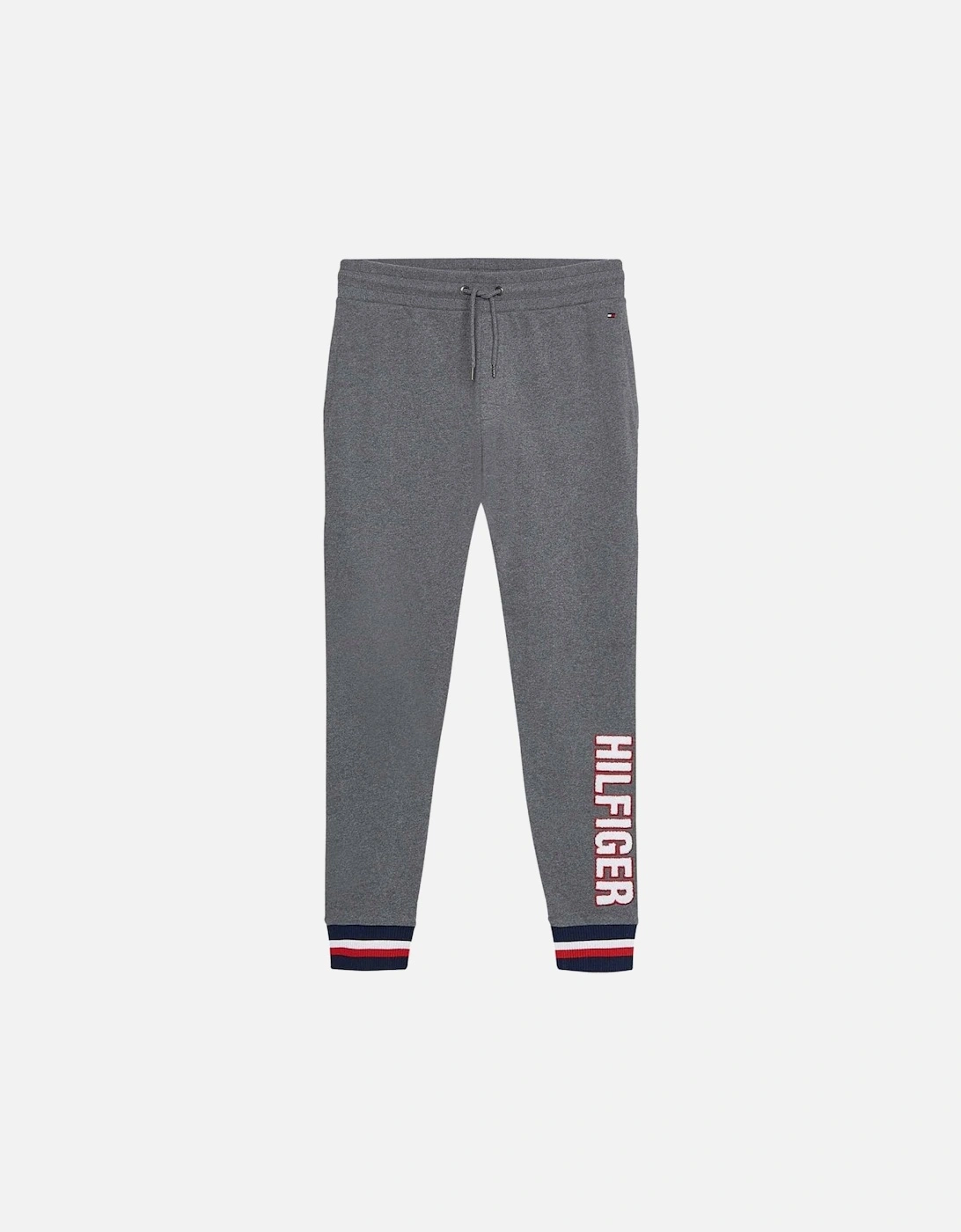 Tommy Hilfiger Men's Signature Cuff Tapered Jogger, Zinc Vigore/Recover - Grey - Size: 32/30/31