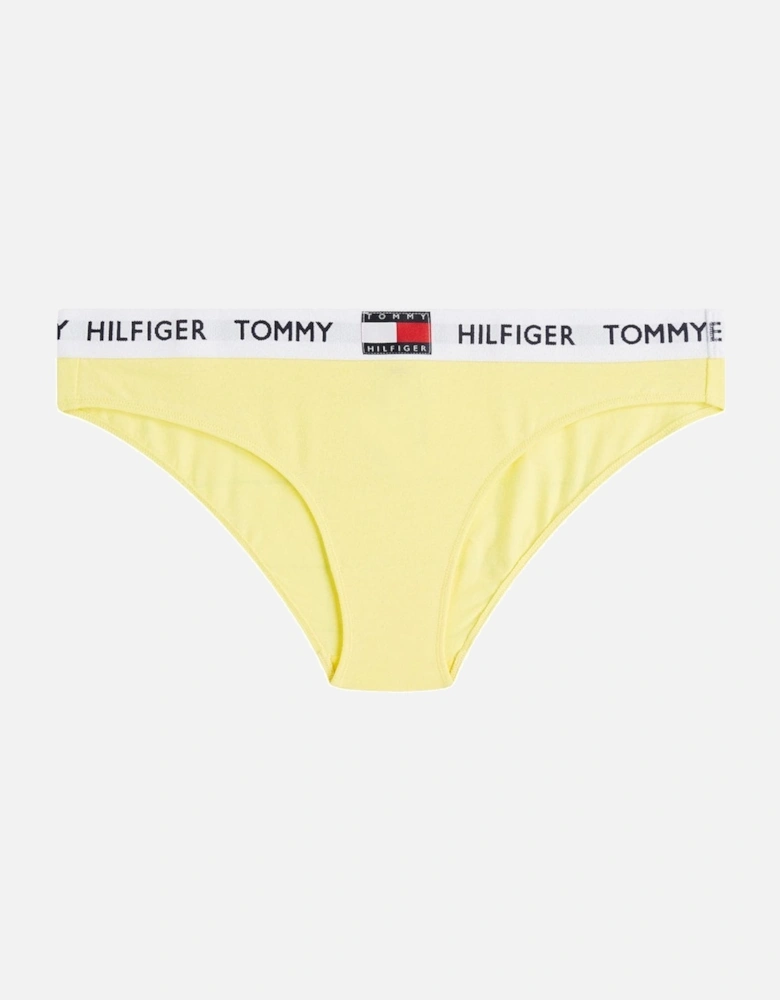 Organic Cotton Logo Bikini Brief, Elfin Yellow