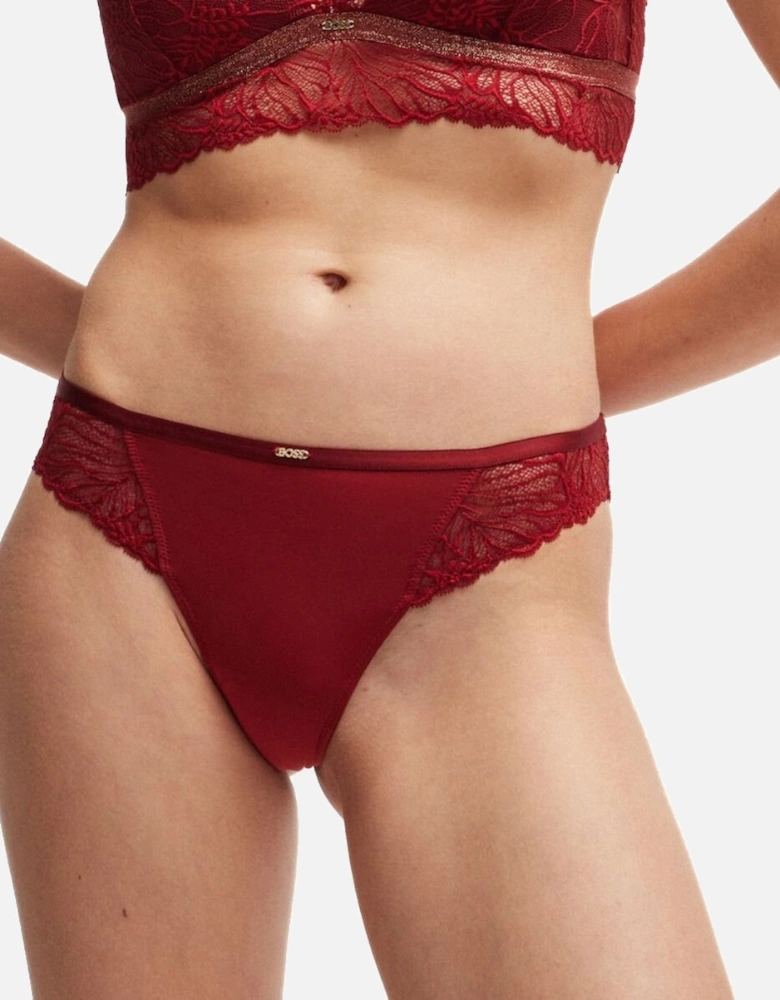 Bianca Lace Brazilian, Red