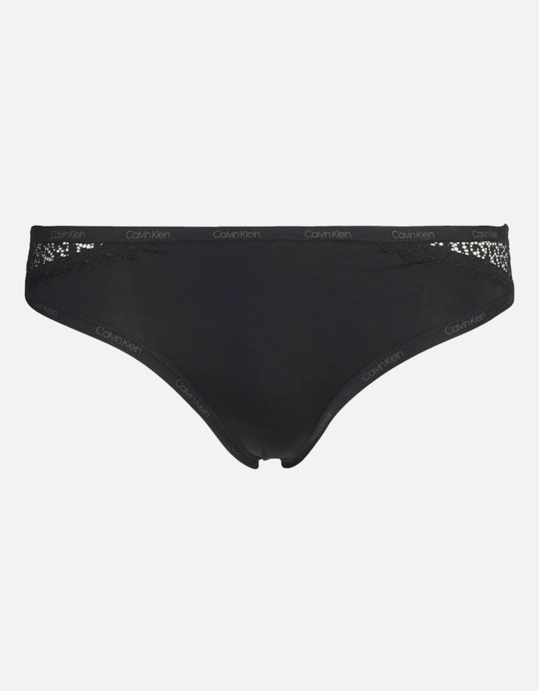 Flirty Lace Bikini Brief, Black