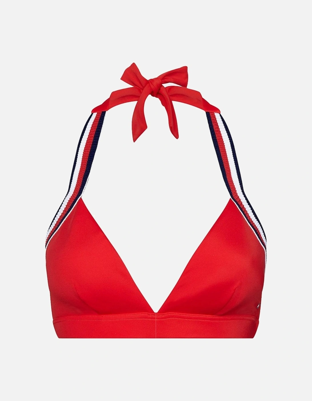 Signature Tape Triangle Bikini Top, Red Glare, 4 of 3