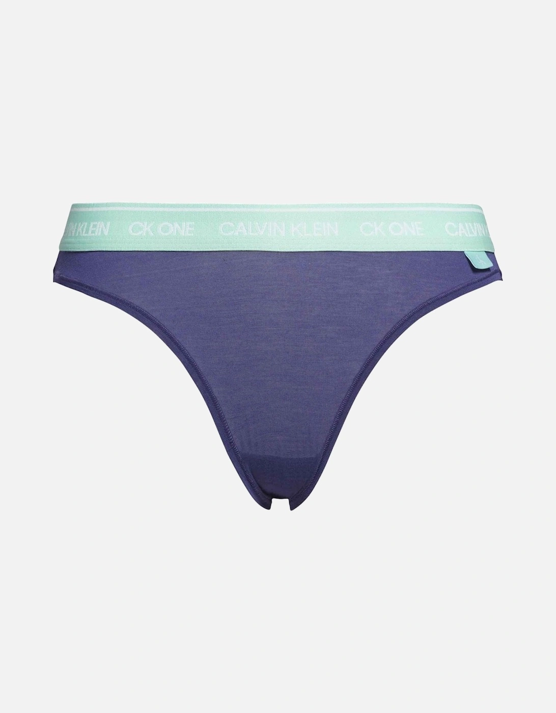 Calvin Klein Women's CK One Limited Edition Bikini Brief, Blue Whale - Navy - Size: 10