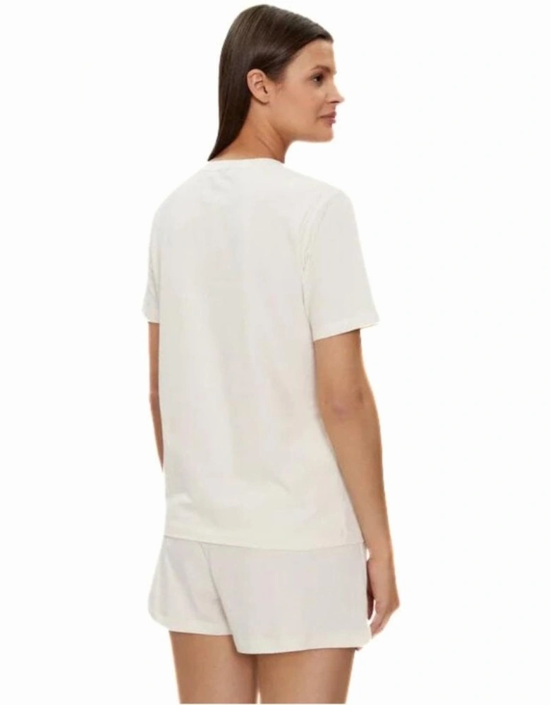 Luxe Modal Loungewear T-Shirt, Open White