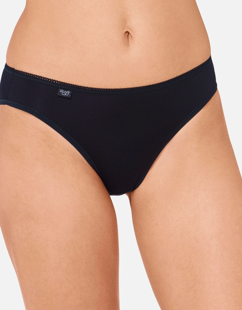 24/7 Microfibre Tai Hipster Brief, Black