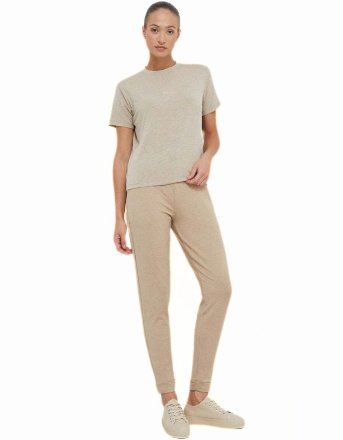 Luxe Modal Loungewear T-Shirt, Medium Beige