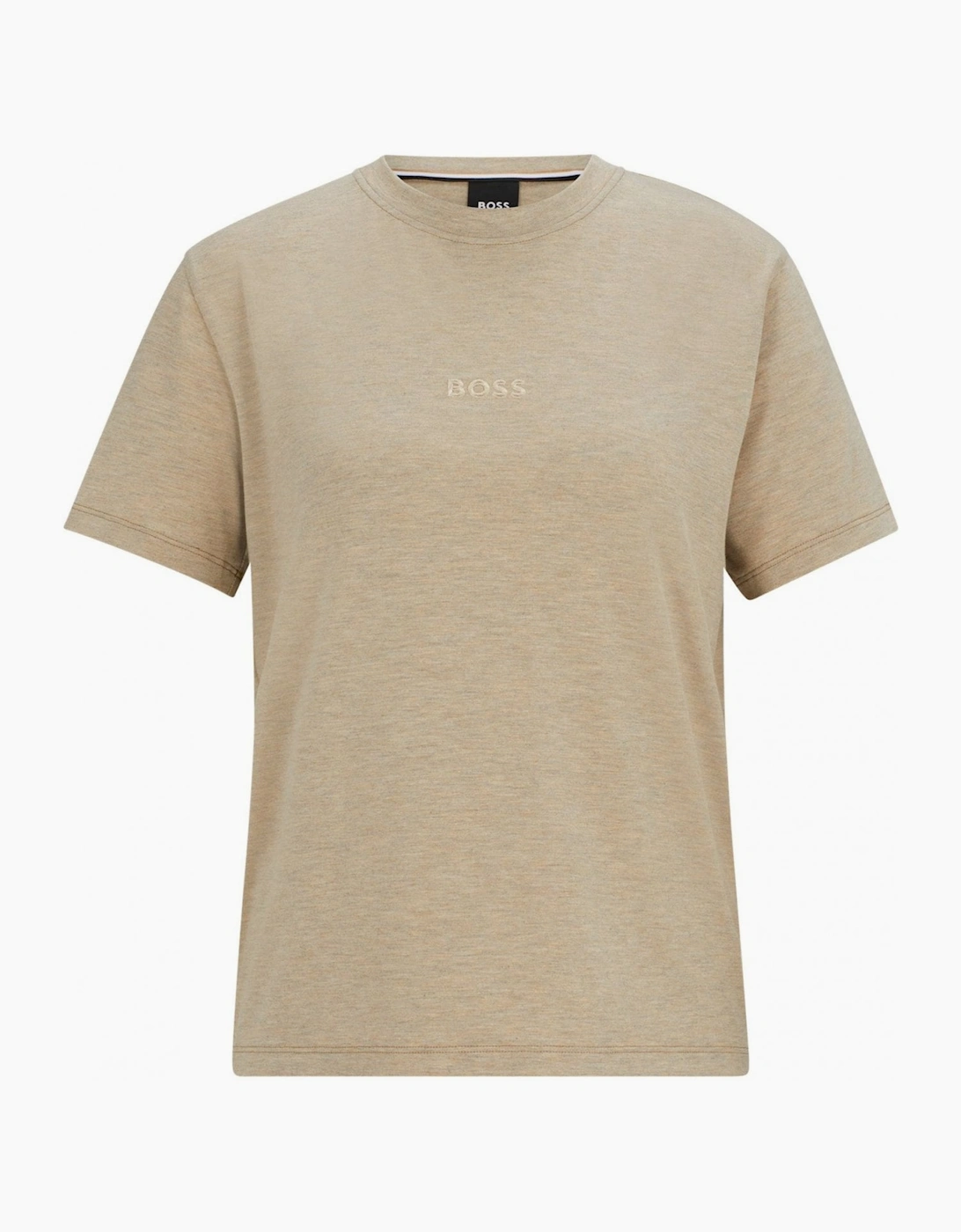 Boss Hugo Boss Women's Luxe Modal Loungewear T-Shirt, Medium Beige - Tan