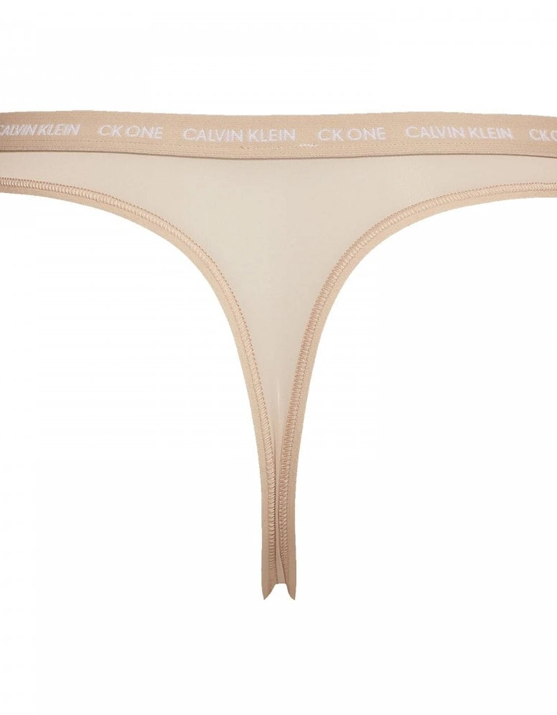 CK One Micro Singles Thong, Honey Almond