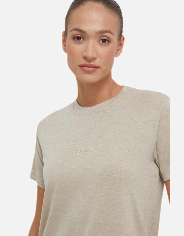 Luxe Modal Loungewear T-Shirt, Medium Beige