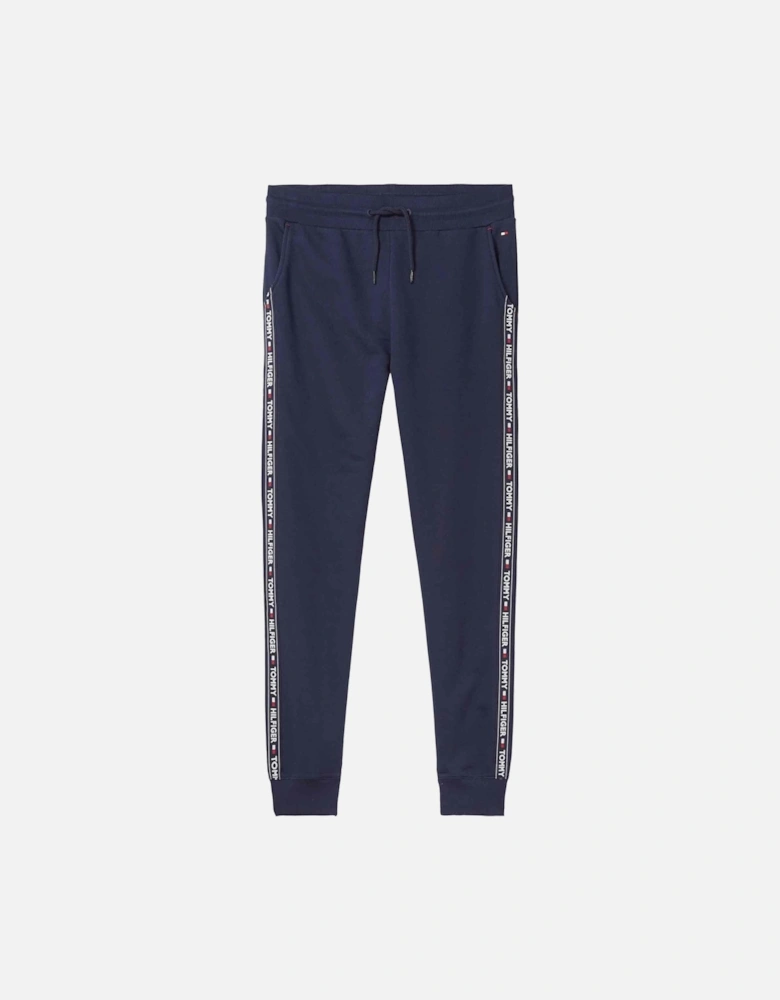 Icon Hawk Logo Tape Jogging Bottoms, Navy Blazer