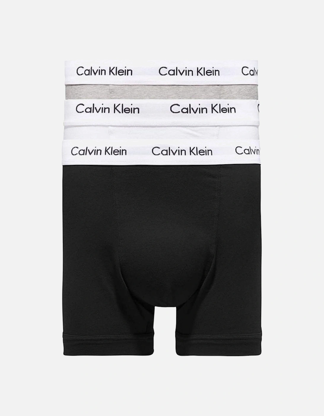3 Pack Boxer Briefs, Black/White/Grey, 6 of 5