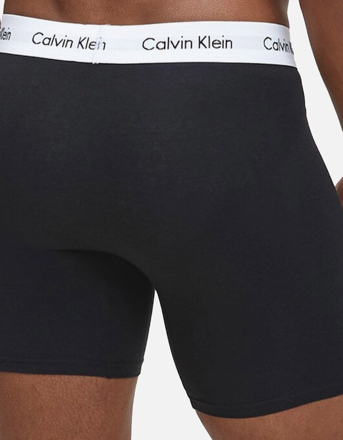 3 Pack Boxer Briefs, Black/White/Grey