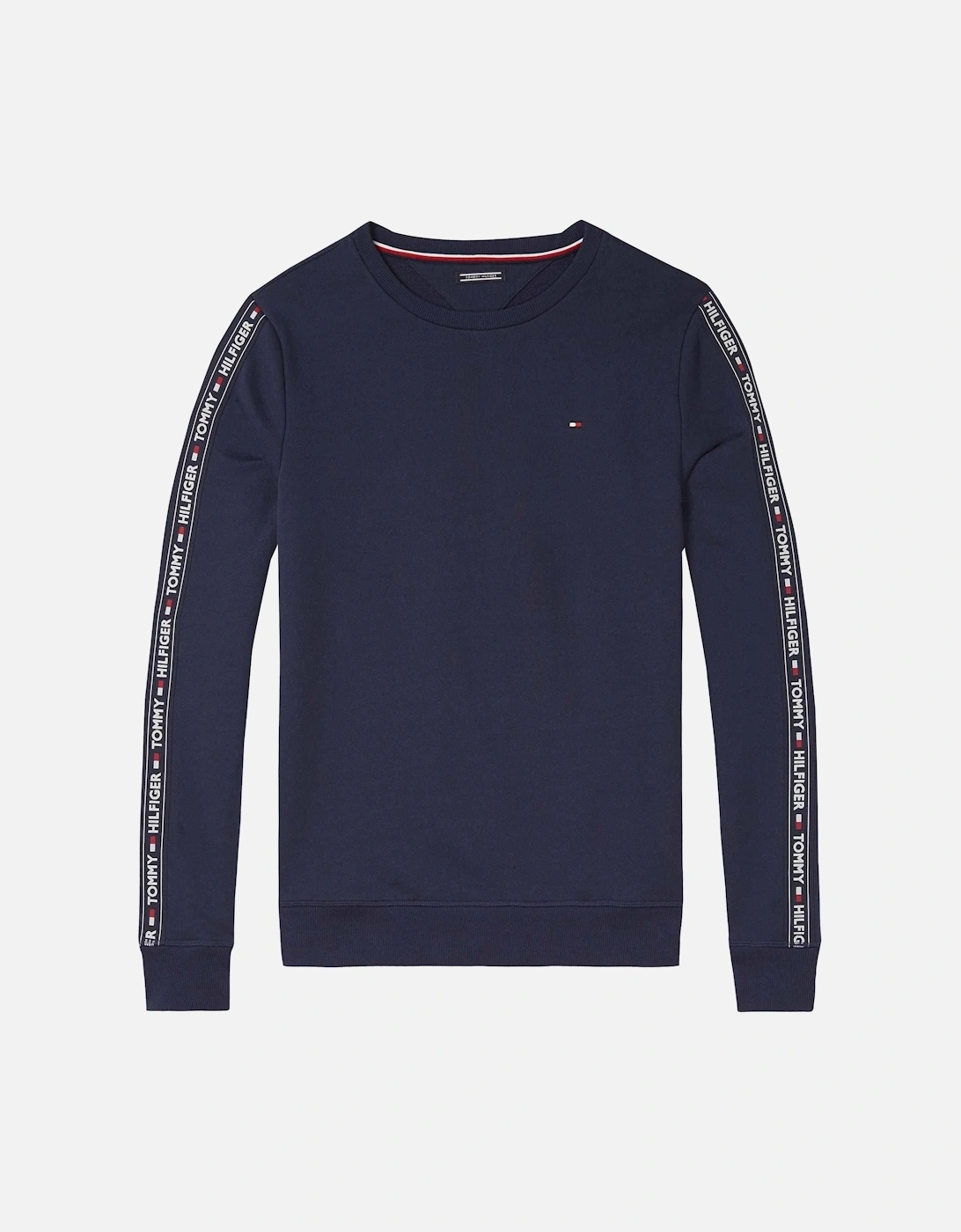 Icon Hawk Logo Tape Sweatshirt, Navy, 2 of 1