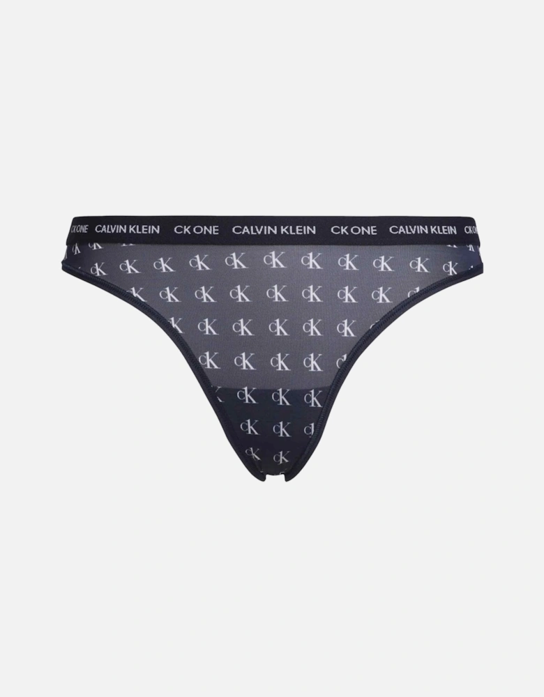 CK One Micro Singles Thong, Mini CK1 Logo / Shoreline